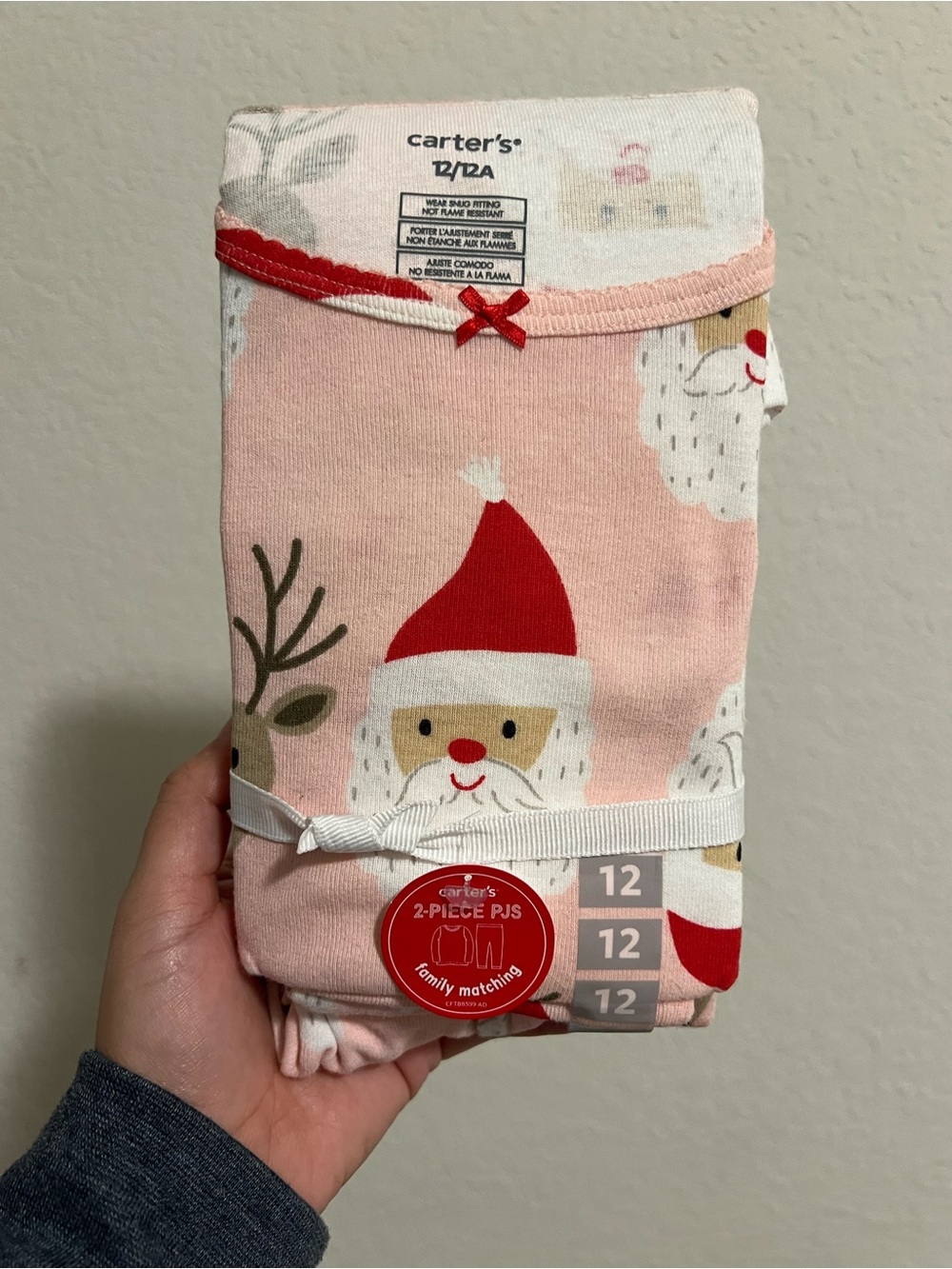 New Carter's 2-Piece Christmas Pajamas Family Matching